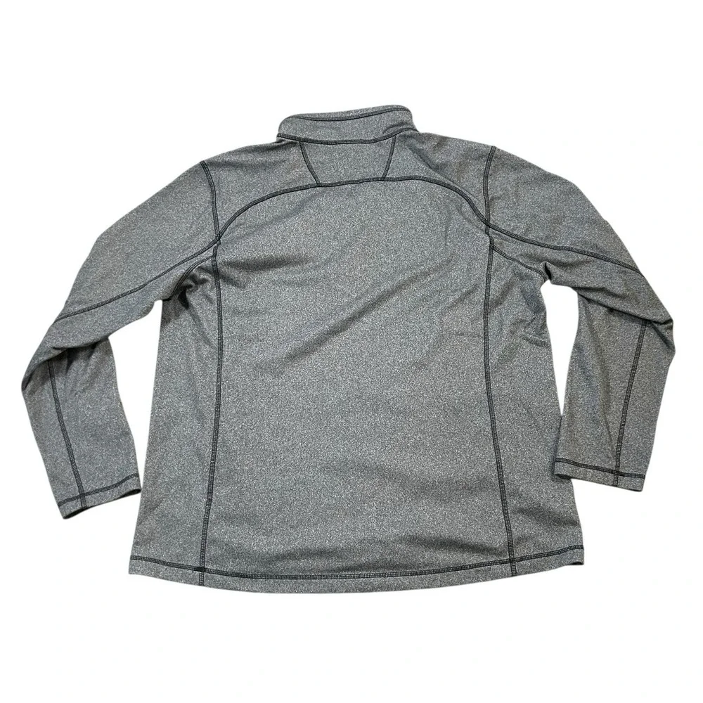 The North Face Sweater Pullover Mens Extra Large Gray 1/4 Zip Long Sleeve‎